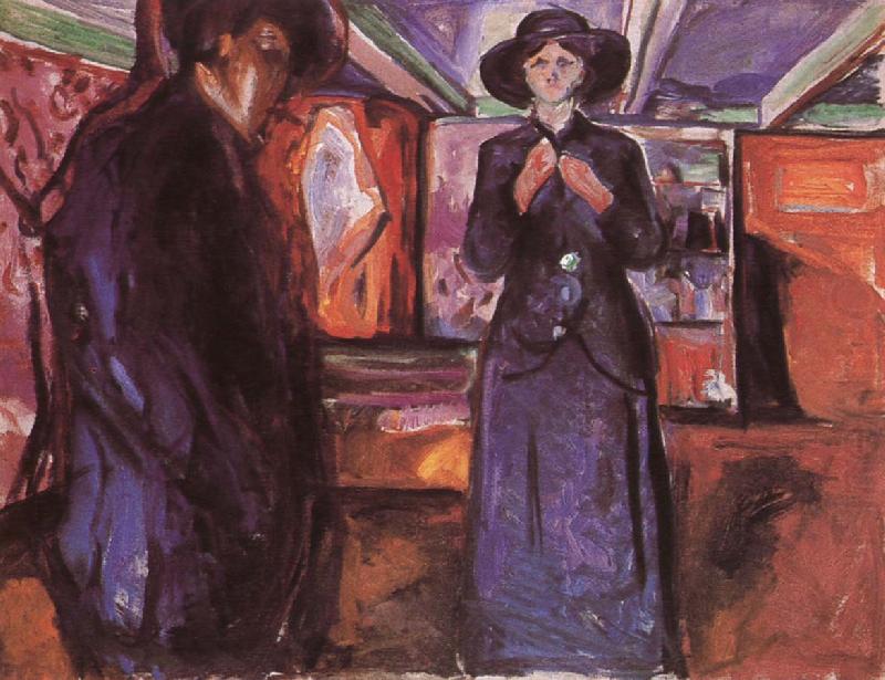 Edvard Munch Female and Male